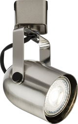 230V GU10 Track Spotlight - Brushed Chrome