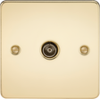 Polished Brass TV Outlet - Non-Isolated