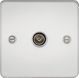 TV Outlet Non-Isolated - Polished Chrome