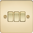 10AX 3G 2-way Switch - Polished Brass