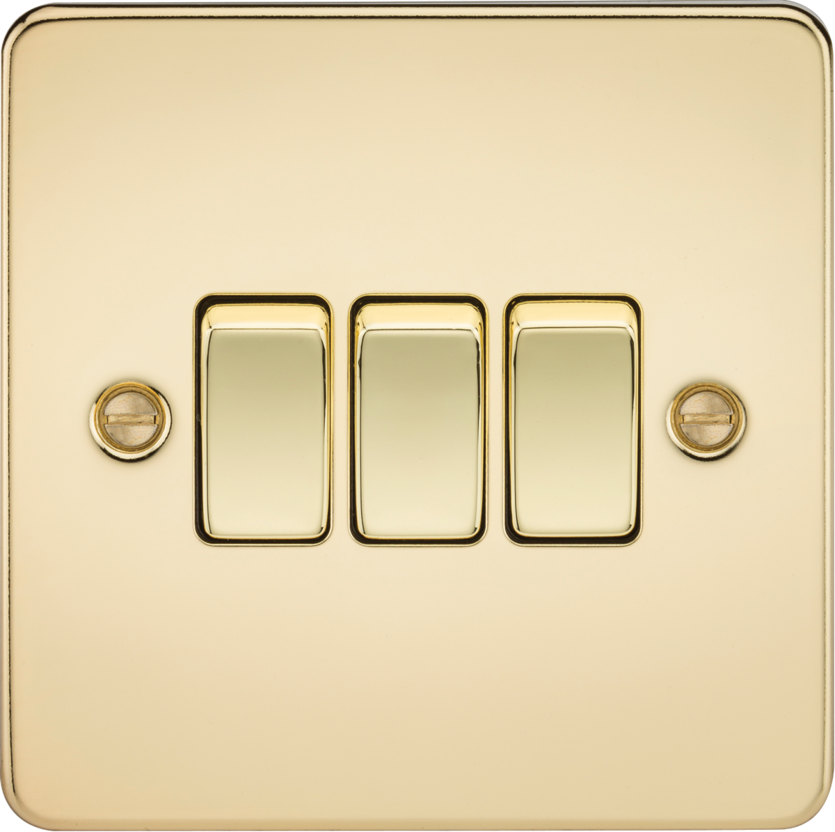 10AX 3G 2-way Switch - Polished Brass