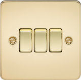 10AX 3G 2-way Switch - Polished Brass