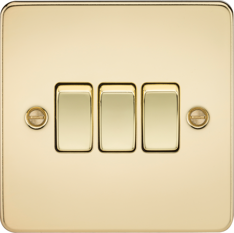 10AX 3G 2-way Switch - Polished Brass