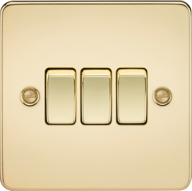 10AX 3G 2-way Switch - Polished Brass