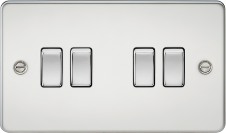 10AX 4G 2-Way Switch - Polished Chrome