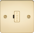13A Polished Brass Fused Spur Unit