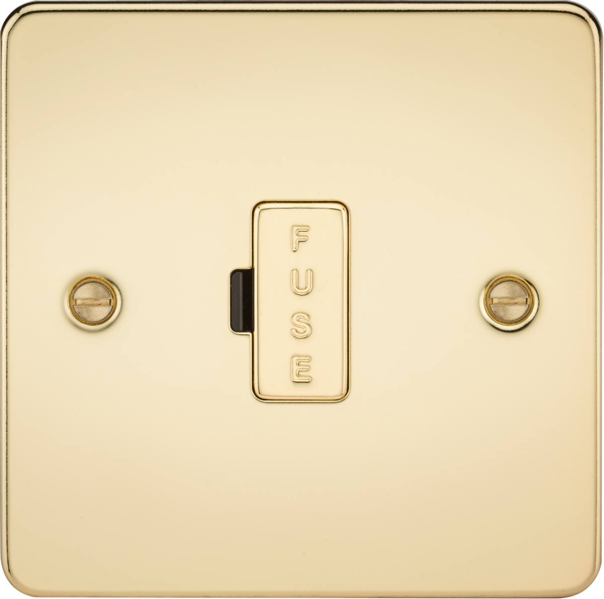 13A Polished Brass Fused Spur Unit