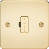 13A Polished Brass Fused Spur Unit