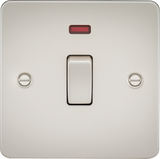 20A 1G DP Switch with Neon - Pearl Finish