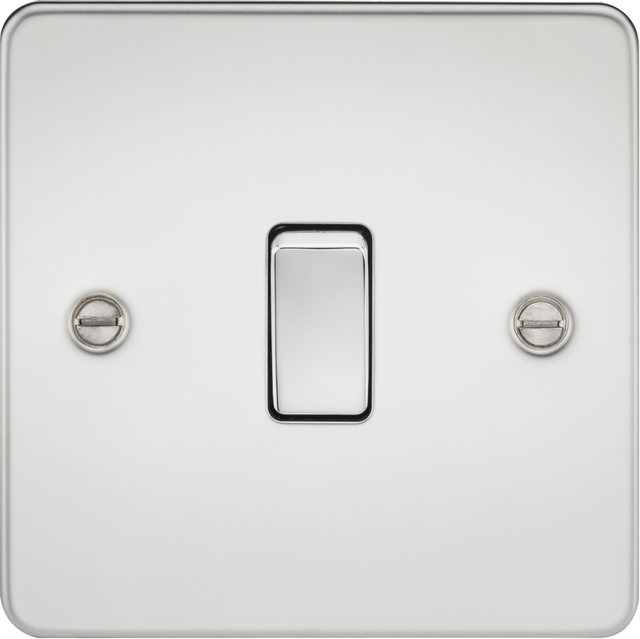 20A 1G DP Switch - Polished Chrome with Low Profile Design