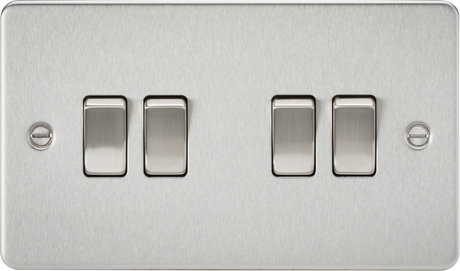 10AX 4G 2-Way Switch - Brushed Chrome