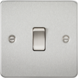 ML Accessories 20A 1G DP Switch - Brushed Chrome