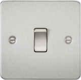 ML Accessories 20A 1G DP Switch - Brushed Chrome