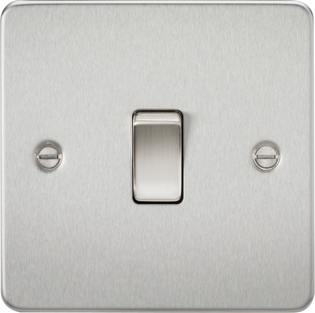 ML Accessories 20A 1G DP Switch - Brushed Chrome