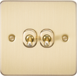 10AX 2G Toggle Switch - Brushed Brass