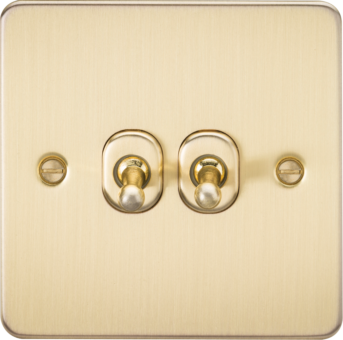 10AX 2G Toggle Switch - Brushed Brass