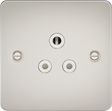 5A Unswitched Socket - Pearl with White Insert