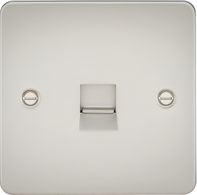 Telephone Master Outlet - Pearl - Screw Terminals