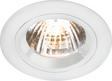 IP20 230V GU10 Gloss White Recessed Fixed Twist & Lock Downlight