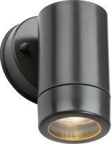 EAMON 230V IP54 GU10 Polycarbonate Single Wall Light - Anthracite