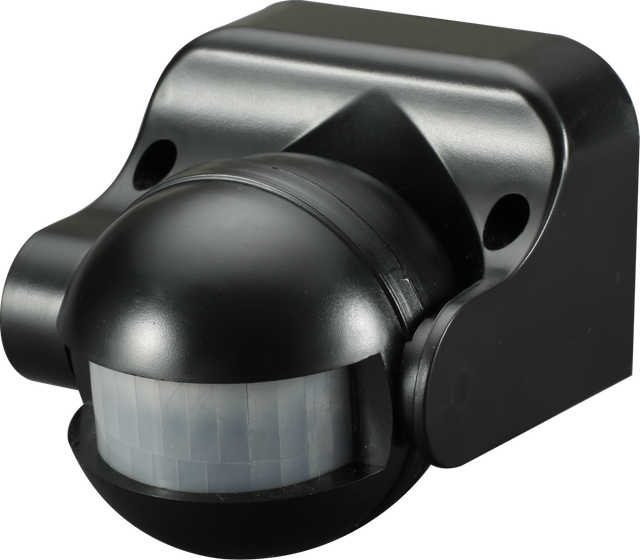 Knightsbridge IP44 180° PIR Sensor - Black