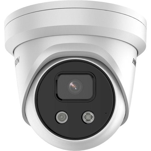 HikVision: DS-2CD2346G2-IU(4MM)(C), 4MP Darkfighter Turret Camera, Built-In Mic, 12V DC, PoE, Night Vision, IP67