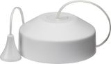 1-way 10-150W Trailing Edge Pull Cord Dimmer Switch - Matt White