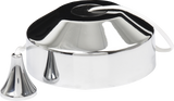 1-way 10-150W Trailing Edge Pull Cord Dimmer Switch - Polished Chrome