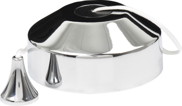 1-way 10-150W Trailing Edge Pull Cord Dimmer Switch - Polished Chrome