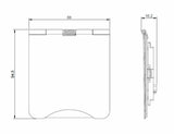 2G Modular Floor Plate Installation View - Matt Black