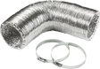 100mm Aluminium Ducting Kit with Jubilee clips