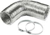 100mm Aluminium Ducting Kit with Jubilee clips