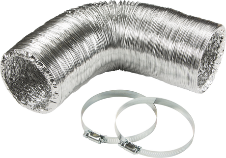 100mm Aluminium Ducting Kit with Jubilee clips