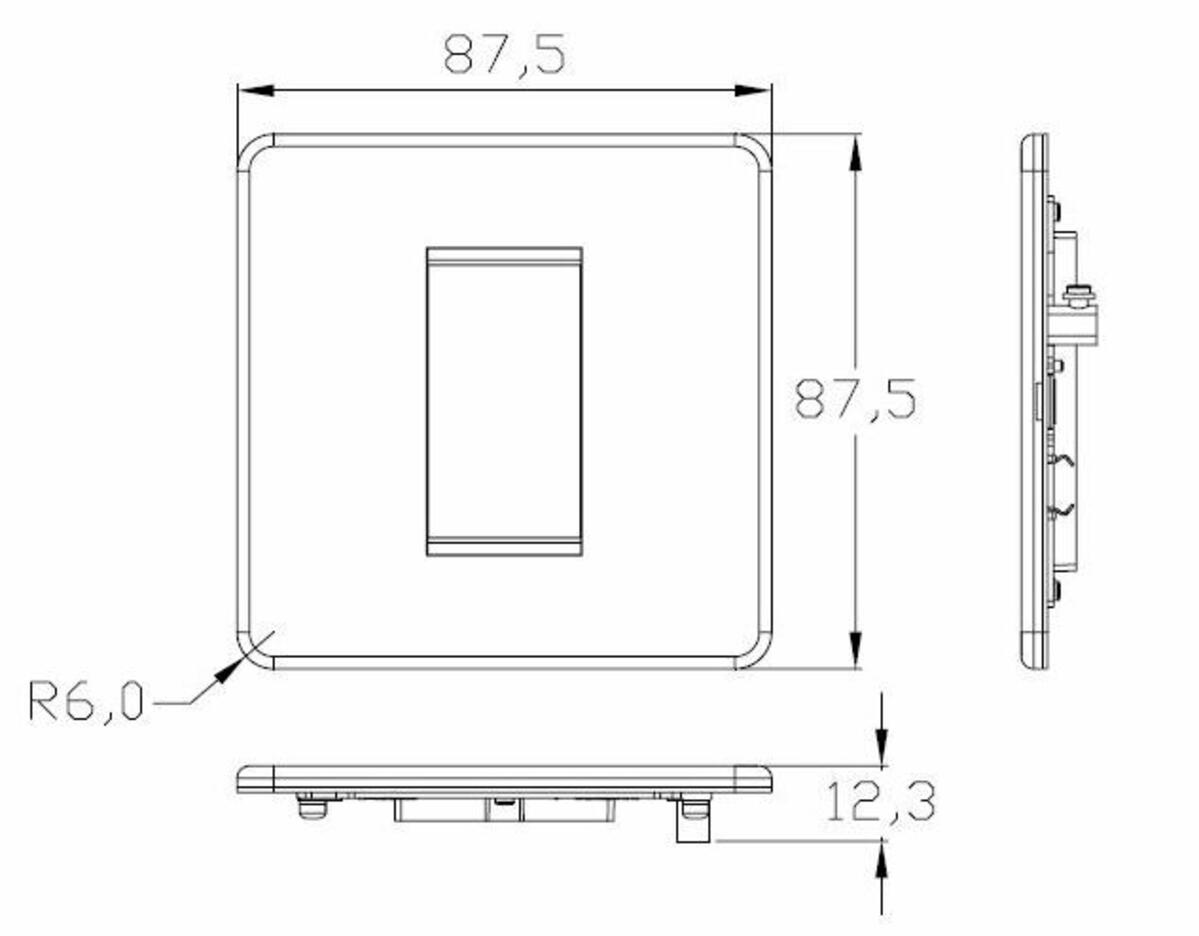 1G Modular Faceplate Additional View