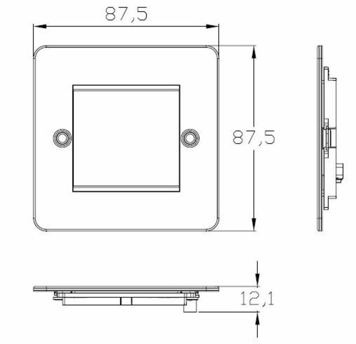 2G Modular Faceplate - Pearl Image