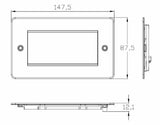 4G Modular Faceplate - Pearl - Alternative View