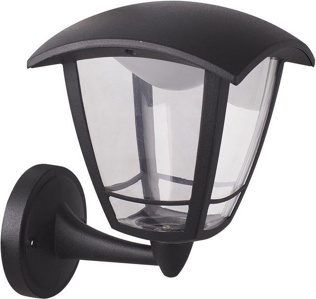 TORO 230V IP44 8W LED Coach Lantern - Black