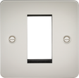 1G Modular Faceplate - Pearl - Ultra Low Profile Design