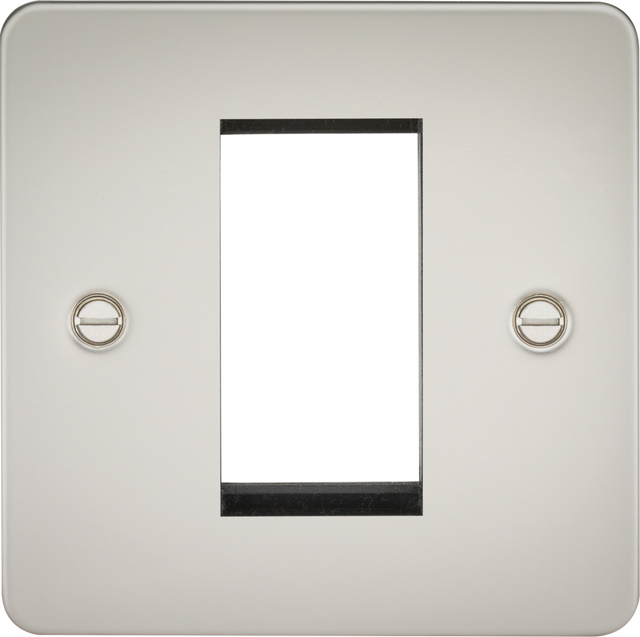 1G Modular Faceplate - Pearl - Ultra Low Profile Design