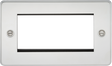 4G Modular Faceplate - Polished Chrome