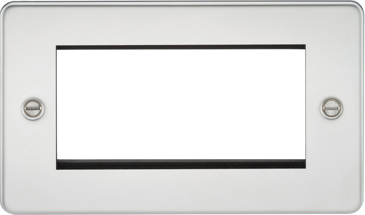4G Modular Faceplate - Polished Chrome