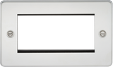 4G Modular Faceplate - Polished Chrome