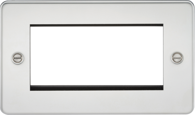 4G Modular Faceplate - Polished Chrome
