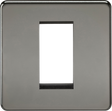 1G Modular Faceplate - Black Nickel