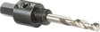 A4 Size Arbor with Pilot Drill Bit - Black Steel