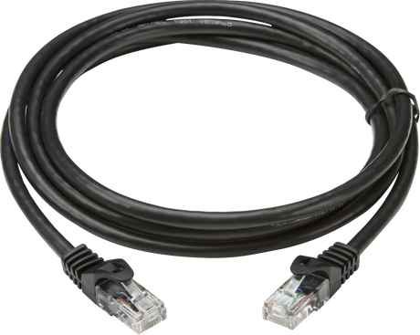 3m UTP CAT6 Networking Cable - Black for fast Ethernet connections