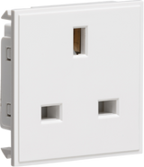 13A 1G Unswitched Socket Module - White