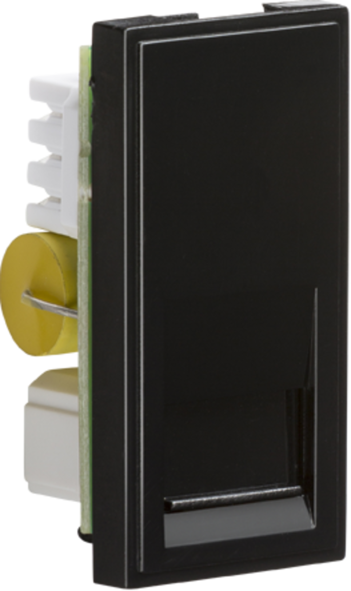 Telephone Master Outlet Module 25 x 50mm IDC - Black