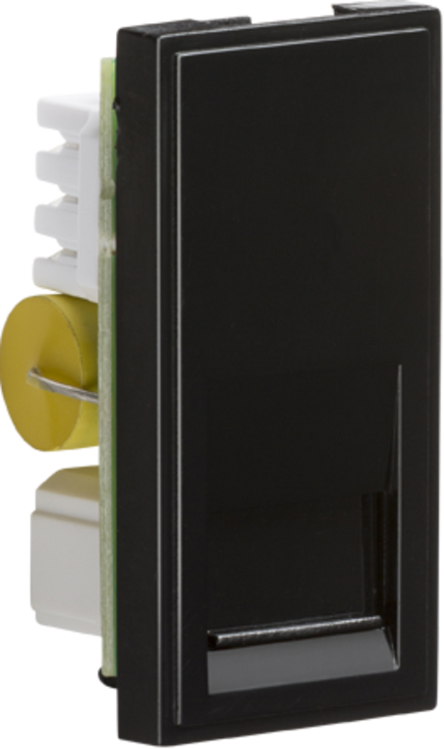 Telephone Master Outlet Module 25 x 50mm IDC - Black
