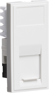 UTP CAT6 RJ45 Outlet Module 25 x 50mm - White